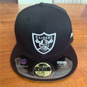 New Era Black Raiders Cap